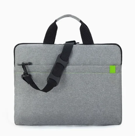 

Large Capacity Laptop Bag Solid Color Lightweight Crossbody Handheld Office Work Travel Protective Inner Sleeve Tablet Case