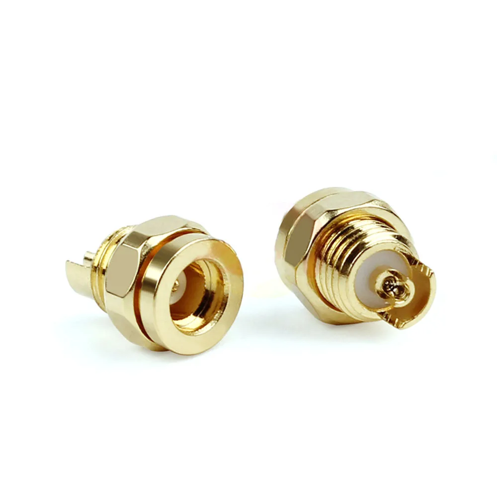 1-10pcs MMCX Connector Female Earphone PCB Mount Pin For Soldering IE800 Headphone Short Type Beryllium Copper Wire Connector