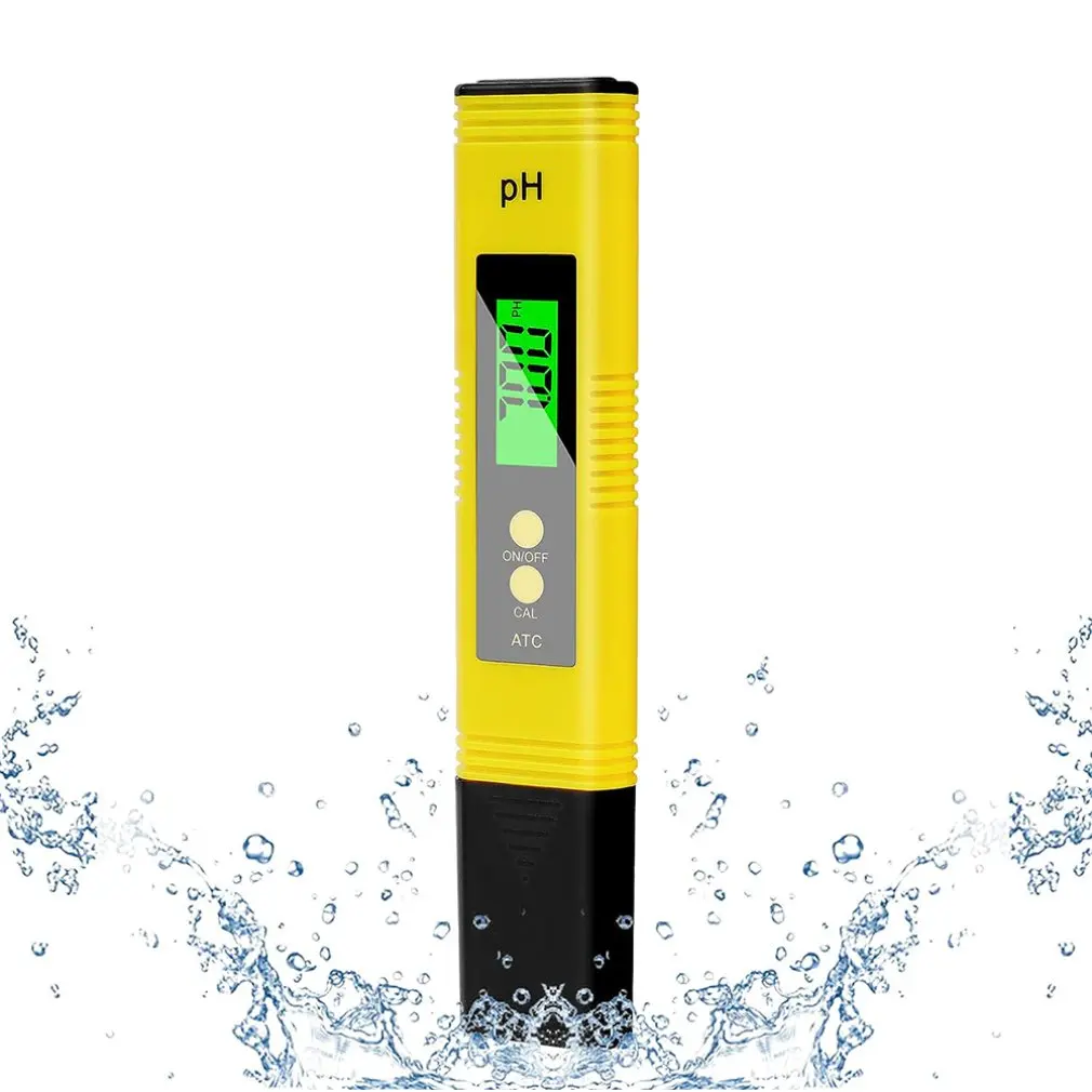 PC101 PH/CL2 Chlorine Tester LCD Digital Water Quality Tester Portable Swimming Pool Spa Aquarium PH Meter Test Accessories