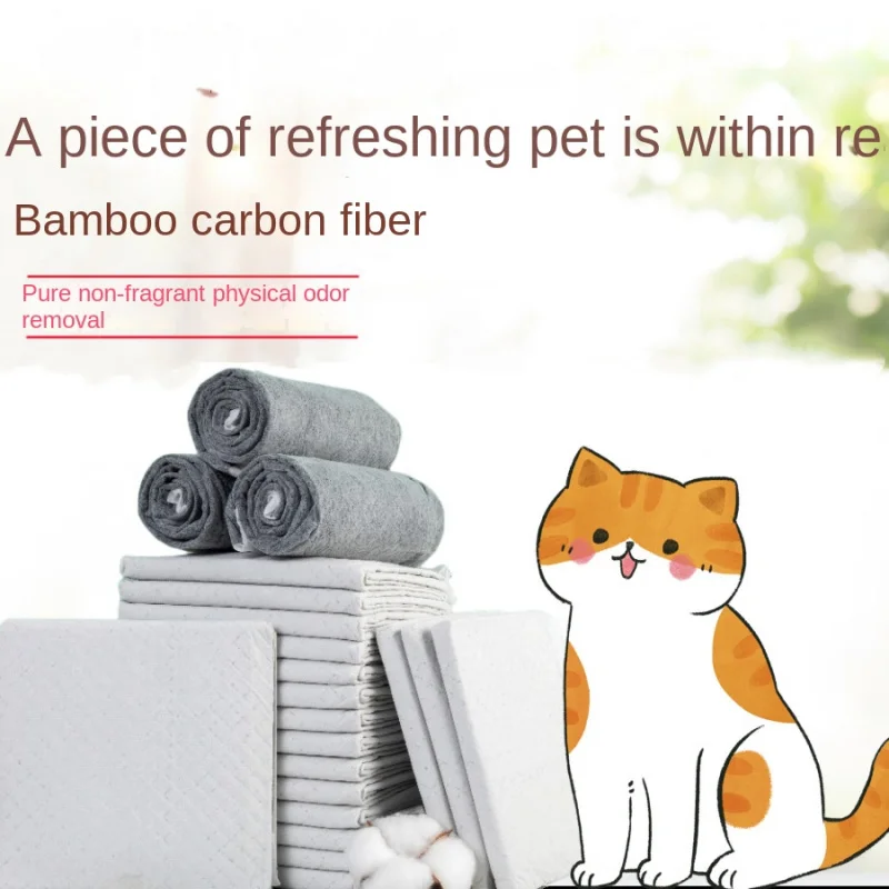 Almohadilla desechable para orina de mascotas, esterilla para orinar, desodorante de carbón de bambú, esterilla de entrenamiento para perros y conejos, venta al por mayor, 1 paquete