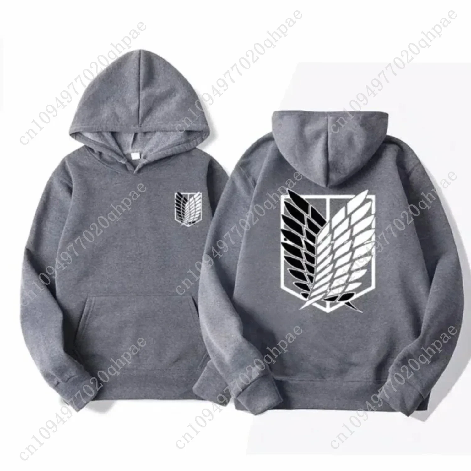 Attack on Titan Men's Hoodie Anime Hoodies Men Women Streetwear Pullover Harajuku Shingeki No Kyojin Hoodies Sweatshirt Clothes