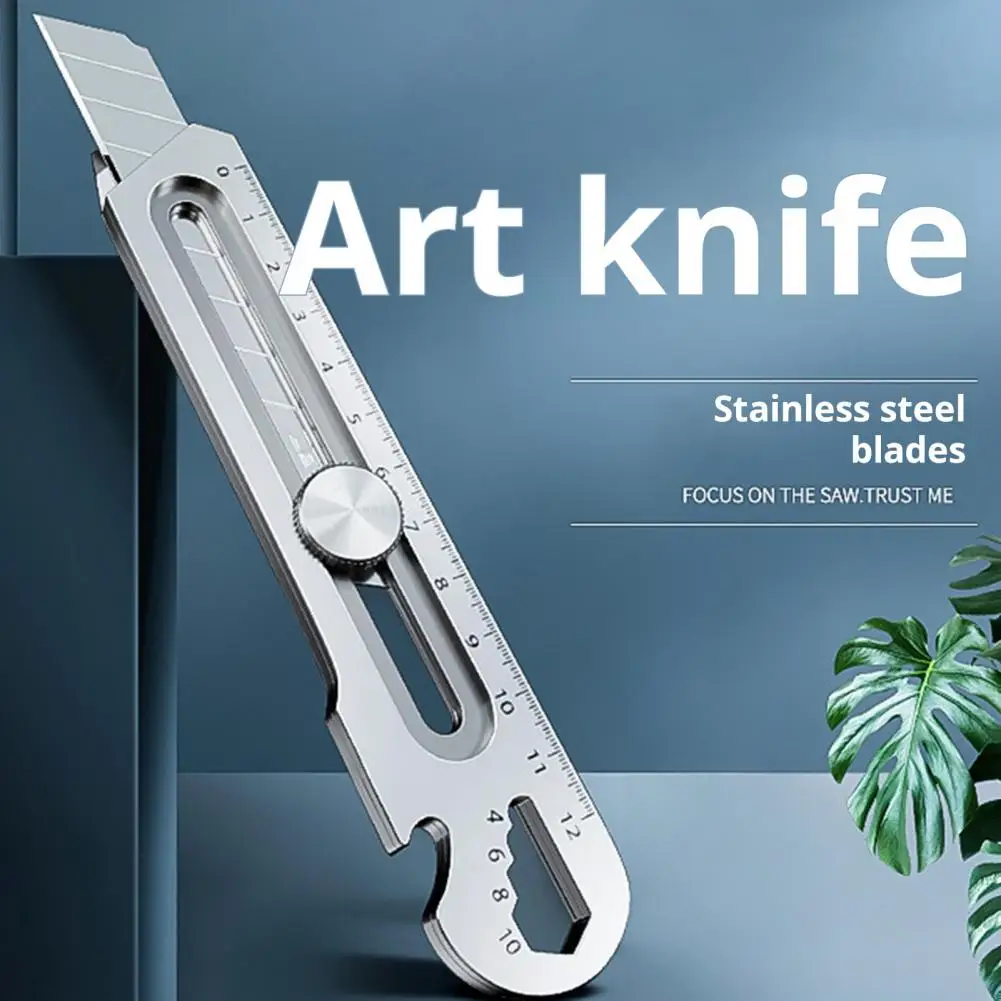 Enhanced Safety Utility Cutter Utility Cutter with Swivel Lock Heavy-duty Stainless Steel Utility Cutter Set with Swivel Lock