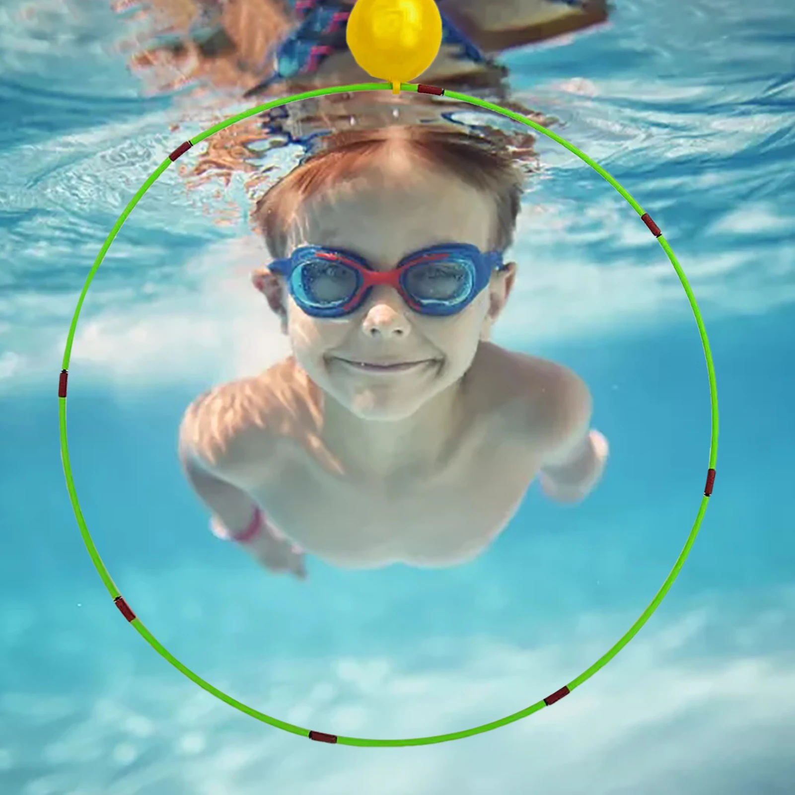 Diving Swim Rings Pool Toy Under Water Dive Swimming Through Games For Summer Pool Hoop Swimming Thru Underwater Games For Kids