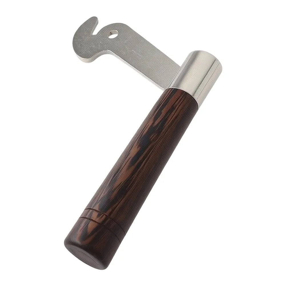 Adjusting Hot Components Stove Damper Tool Fireplace Tool With Hook Fireplace Tool As Picture Solid Wood Grip Anti-rust Metal