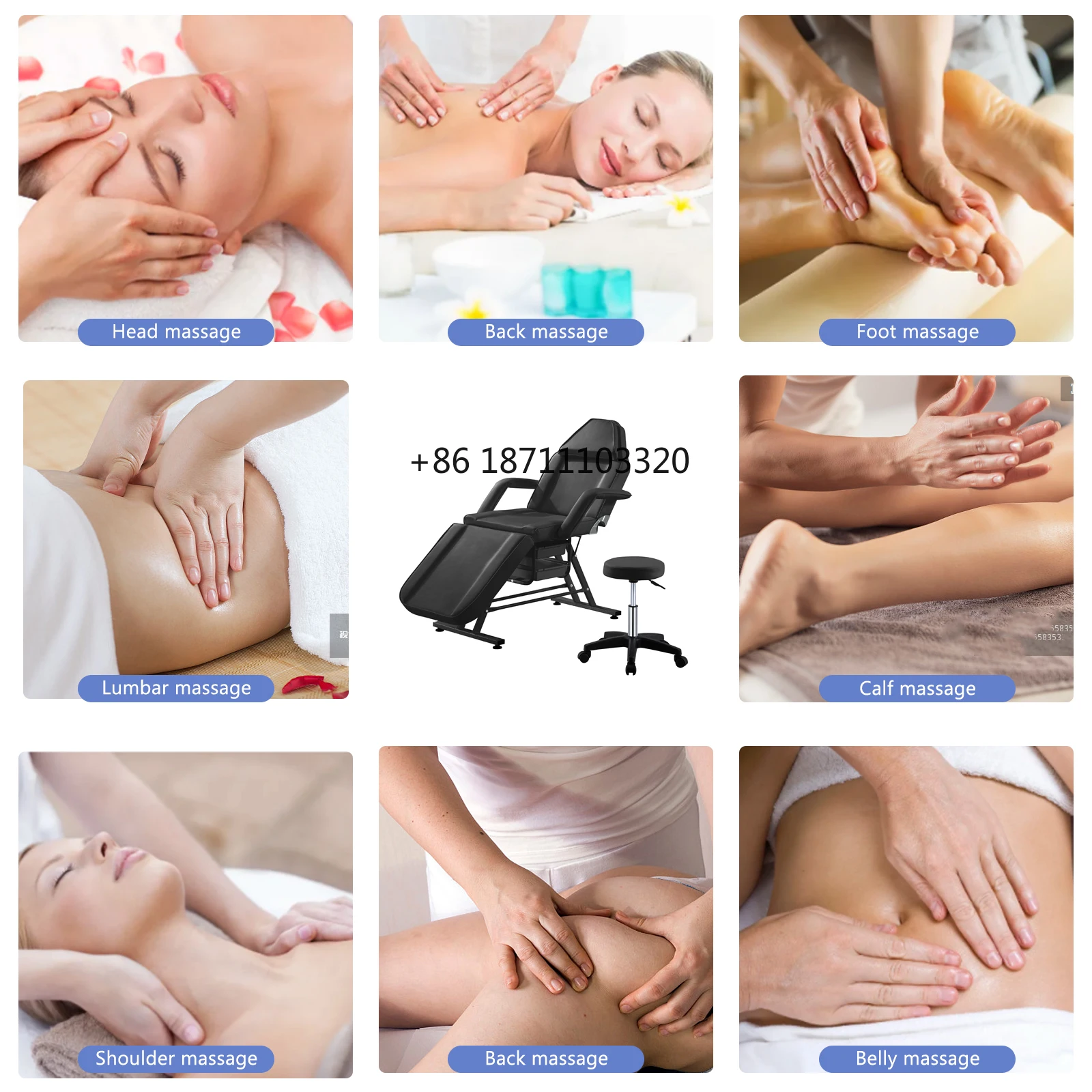 Treatment Bed Tattoo Massage Beauty Bed With Height And Backrest Adjustable Tattoo Folding Chair