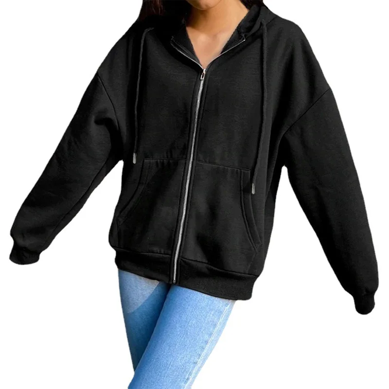 New Women Winter Fleece Hoody Jackets Top Quality Windproof Jackets Outdoor Thick Fabric Jogging Jacket