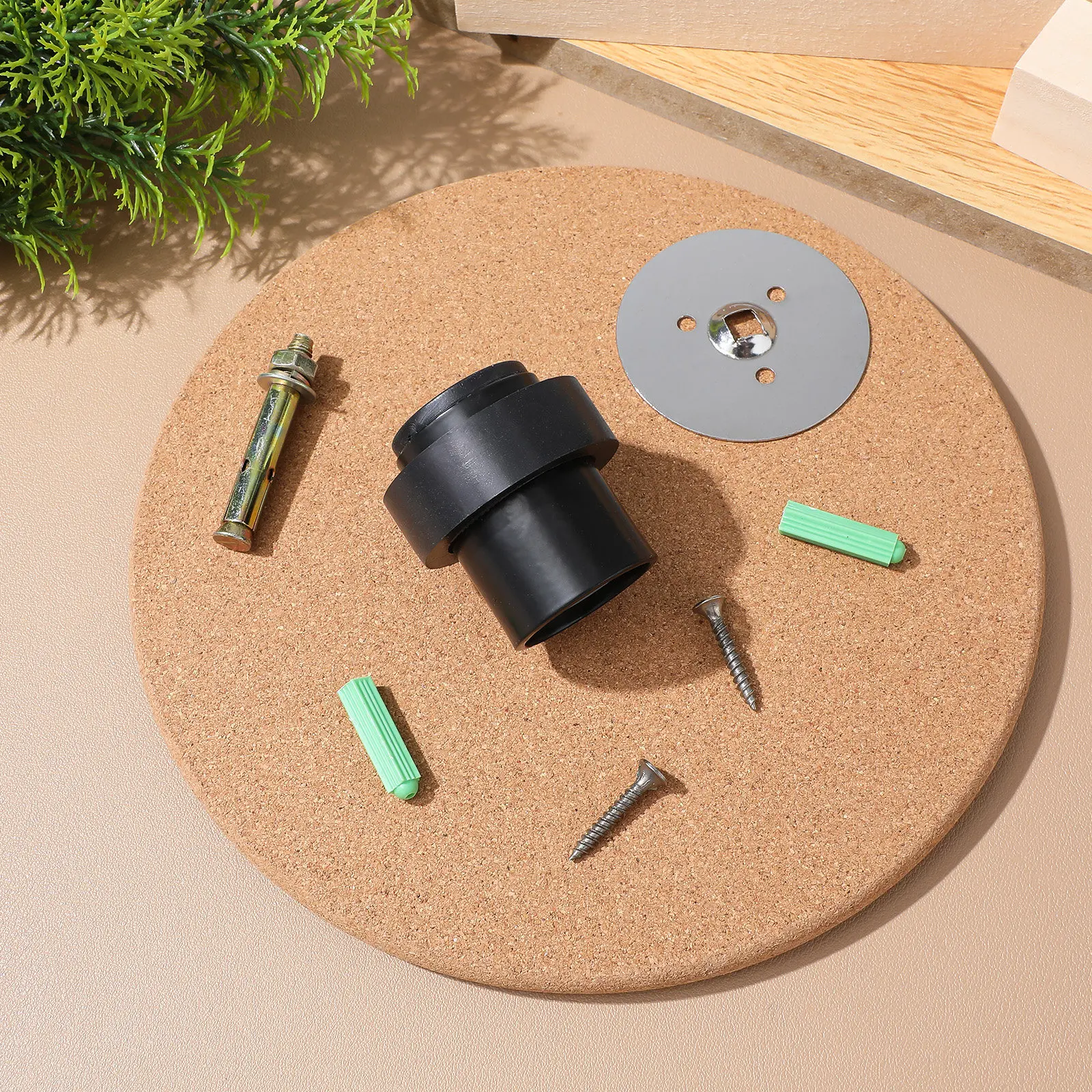 

2Sets Door Stoppers for Wall Protection Heavy Duty Door Stopper from Slamming Self Adhesive Wall Protector Compact Modern
