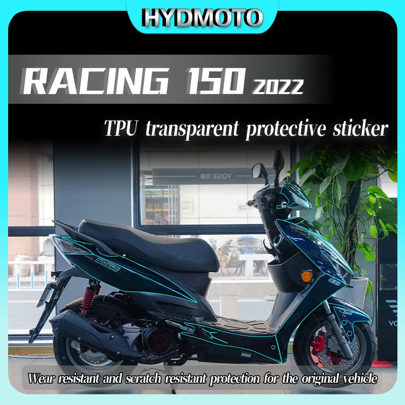 For KYMCO Racing150 2022 motorcycle invisible car clothing transparent waterproof anti scratch sticker accessories modification