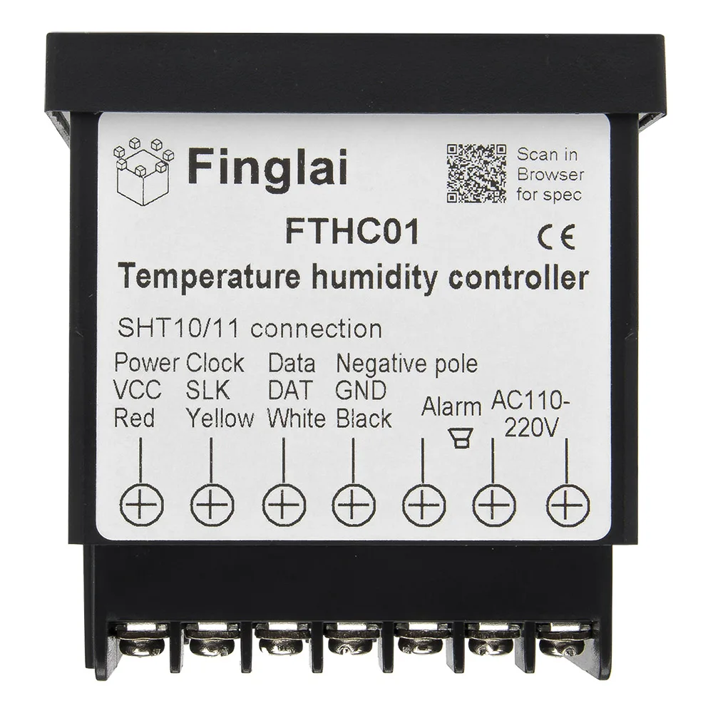 FTHC01 10m sensor digital temperature and humidity controller for incubator 220V 110V hatching greenhouse culture controller