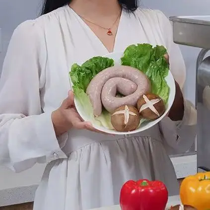 Máquina de moer elétrica comercial industrial para picar carne de frango, peixe e carne