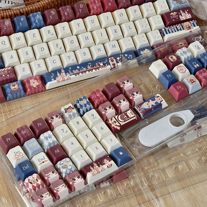 

Nutcracker Keycap Cherry Height PBT Five-sided sublimation adapted to customized mechanical keyboard 131Key