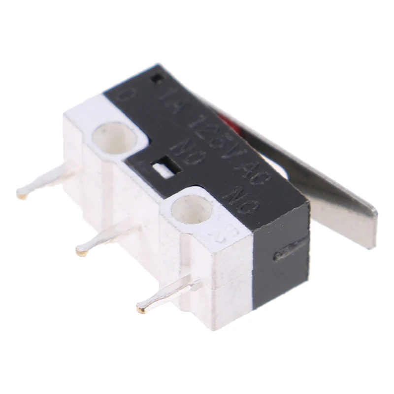(.) 10Pcs Limit Switch Push Button Switch 1A 125V AC Mouse Switch 3Pins Micro Switch