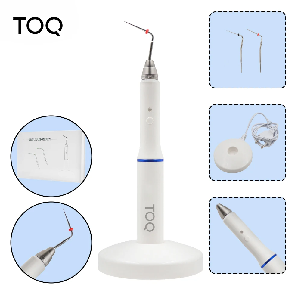 Dental Cordless Gutta Percha Obturation Pen Root Canal Filling System +2 Tips 3 Second Rapid Heating Dental Gutta-percha Cutter