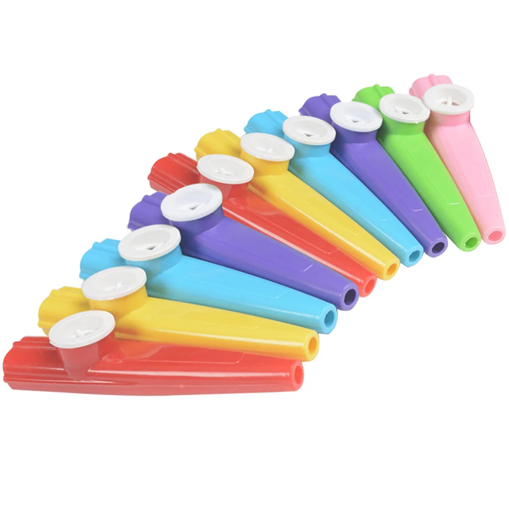 

10 Pcs Plastic Kazoo Instrument Kids Musical Toys Lightweight Children Educational Music Toy Toddler Fun