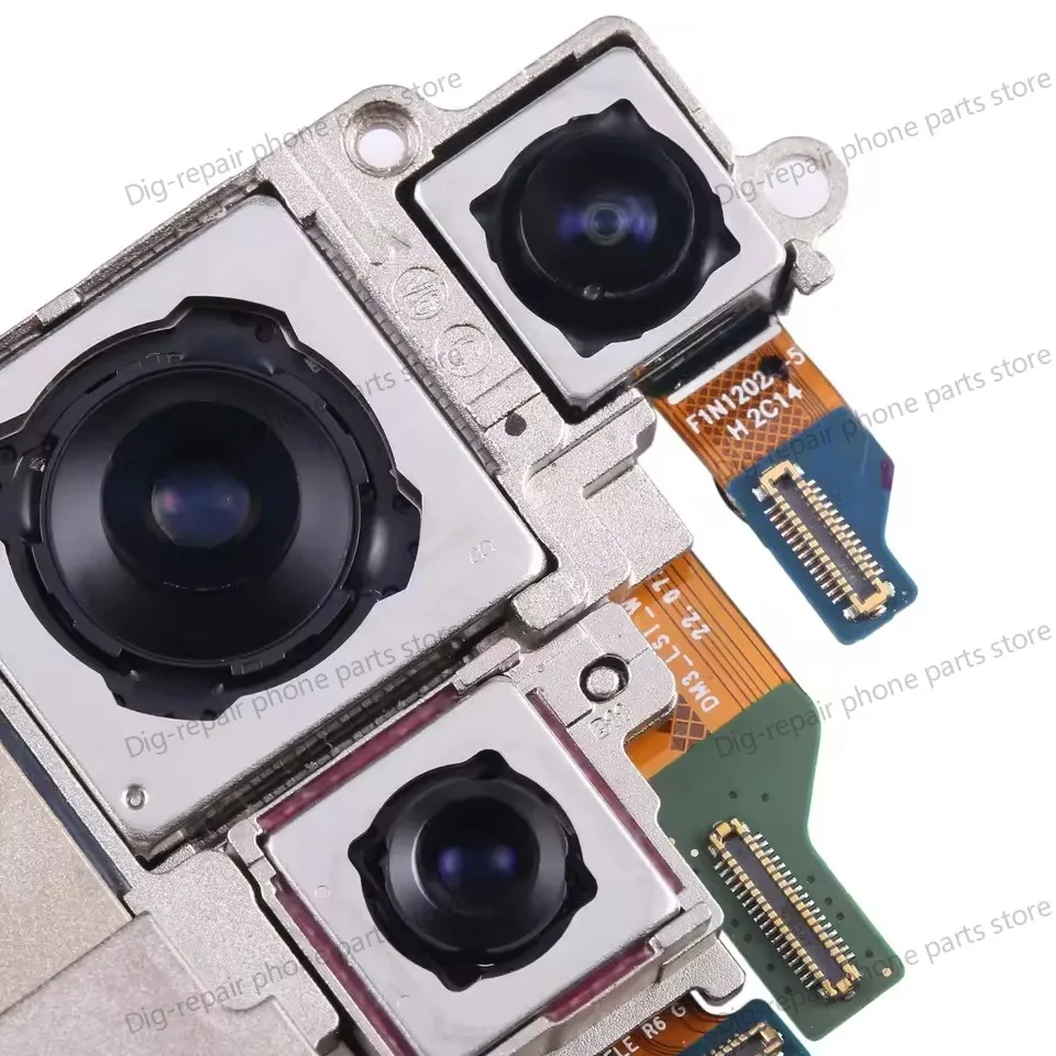 (Telephoto + Periscope + Wide + Main Camera) Tested Camera Set for Samsung Galaxy S23 Ultra SM-S918/SM-S918B Phone Part Camera