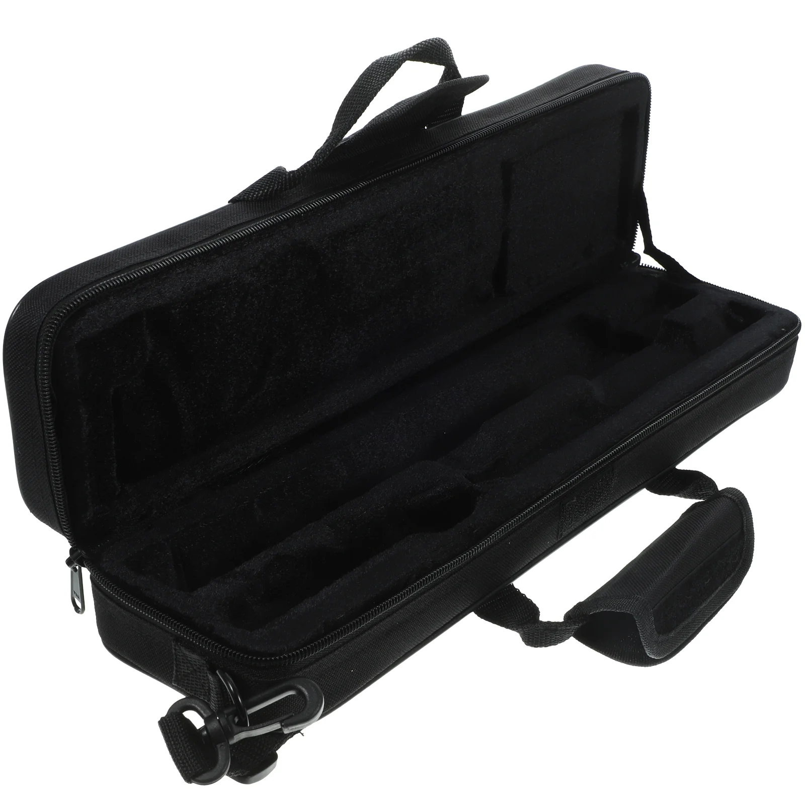 

Flute Carrying Bag Handbag Storage Organizer Black Tote Reliable Music Instrument Musical Container Bags