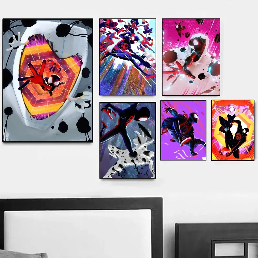 ملصق ورقي على شكل آية عنكبوتية ، رسم فني ، غرفة معيشة منزلية ، مدخل غرفة نوم ، بار ، مطعم ، مقهى ، الرجل العنكبوت ، حول الآية العنكبوتية ، 1 * *