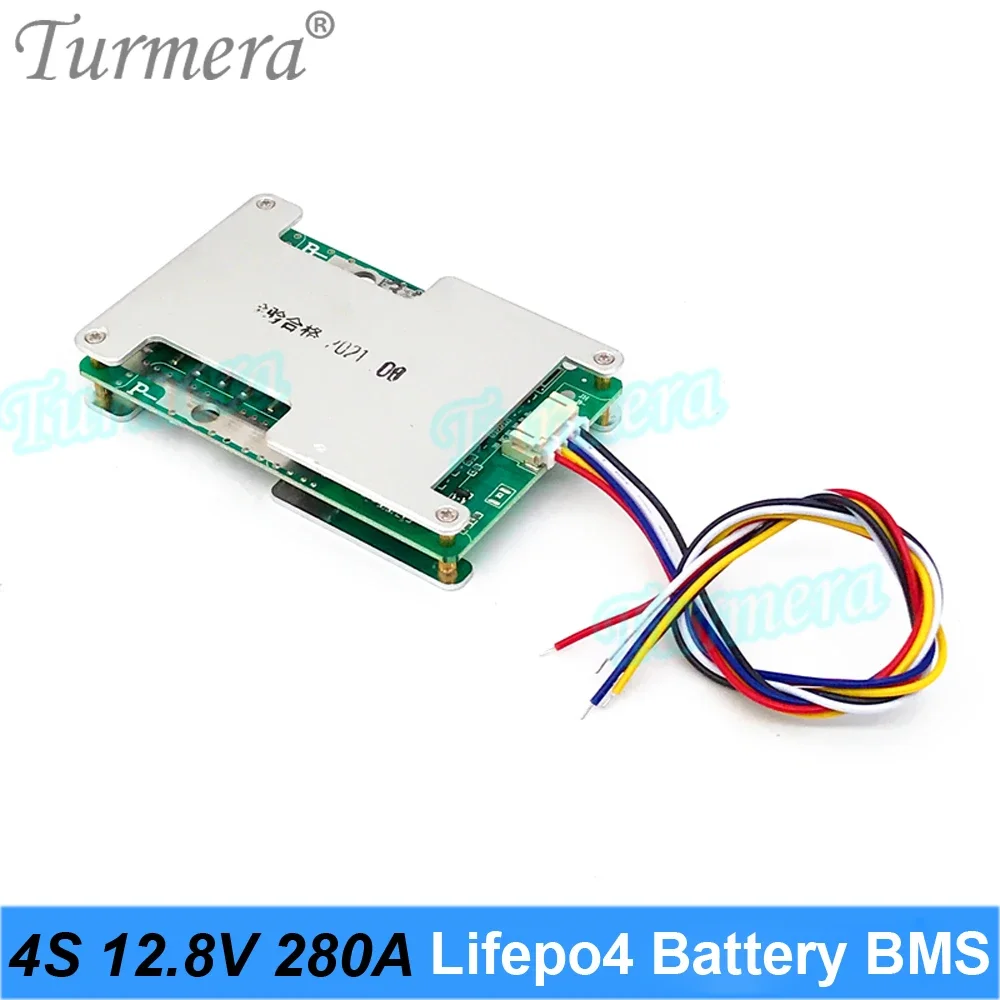 Turmera 4S 12.8V 280A Balance Lifepo4 Battery BMS Balance Protected Board for 3.2V 100Ah 200Ah 280Ah 320Ah Lifepo4 Batteries Use