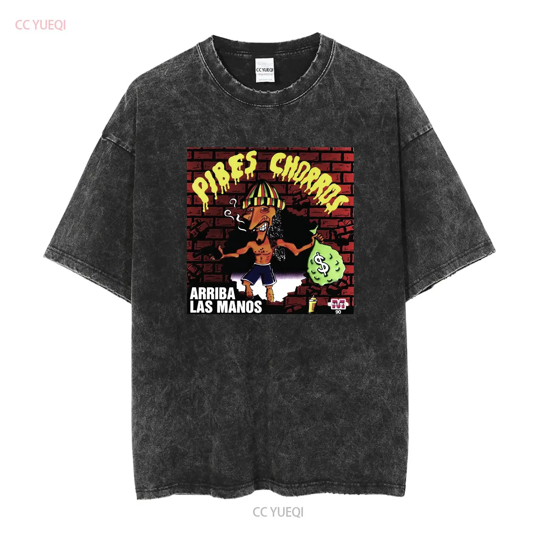 NWT 69799 Pibes Chorros Criando Cuervos T SHIRT SIZE S 4XL long or short sleeves vintage Washed fashion Breathable homme