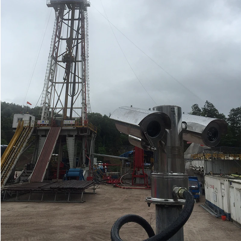 방폭 ATEX IECEx 인증 PTZ 네트워크 CCTV 카메라 AI 지원 모니터링 CMOS 센서 IP68 야간 투시 기능 위험 지역용