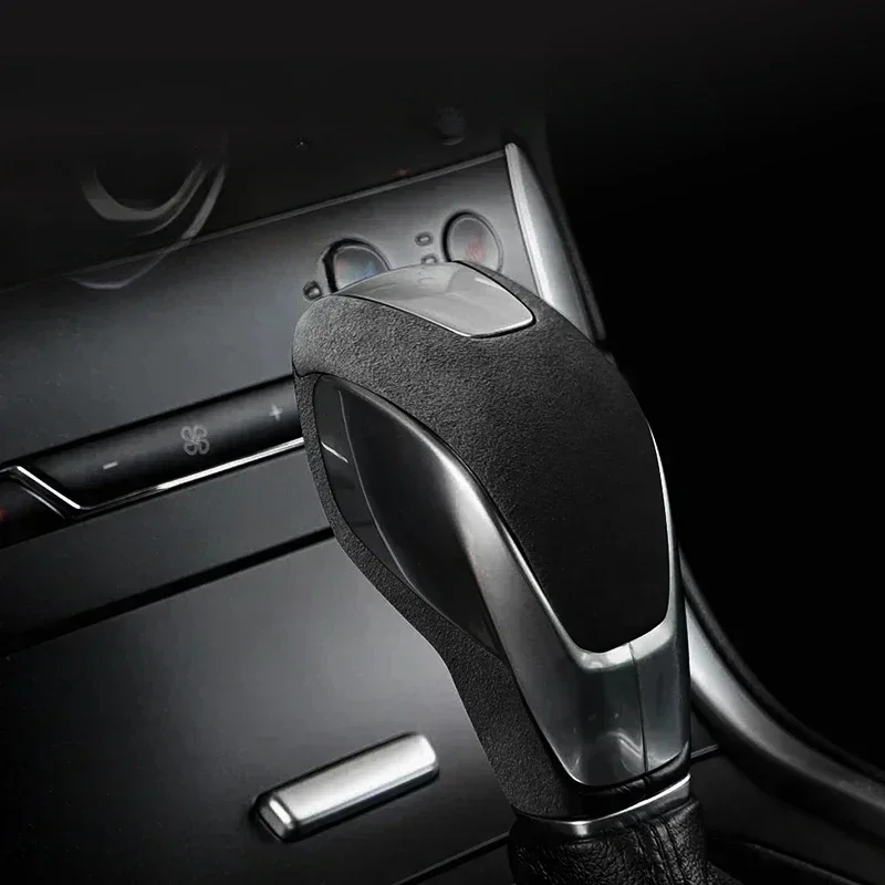 Cubierta de embellecedor interior para Ford Focus, Edge, Mondeo, Kuga, Escort, Escape, pomo de palanca de cambios, carcasa protectora, accesorios interiores 12-18