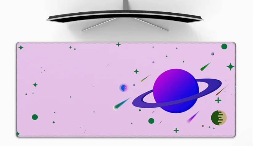 

Planet Stargaze Cool and Stain Resistant Mouse Pad Super Large Esports Male Gaming Computer Keyboard Mat Custom Natural Rubber