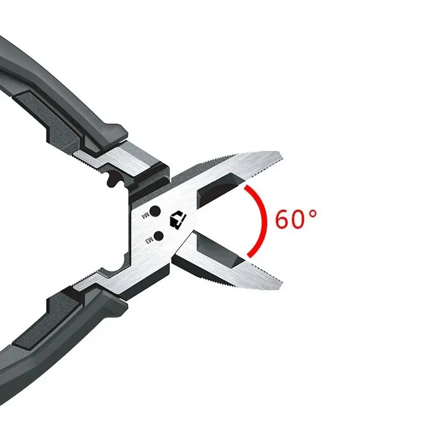 

ToughBuilt 9" Industrial Grade Labor-saving Multifunctional Flat-nose Wire Cutters Cutting Pliers Hand Tools NO.TB-H3-20-M225