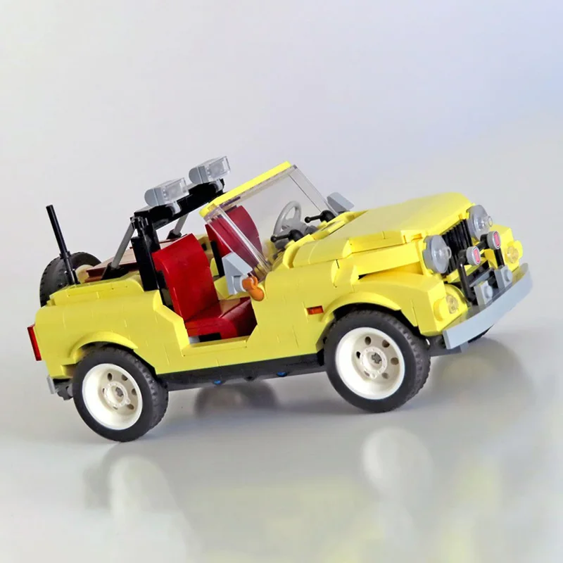Speed Racing Car Model MOC Building Bricks Off-Road Vehicle Modular Technology Children Holiday Gifts Assemble Toys Suit