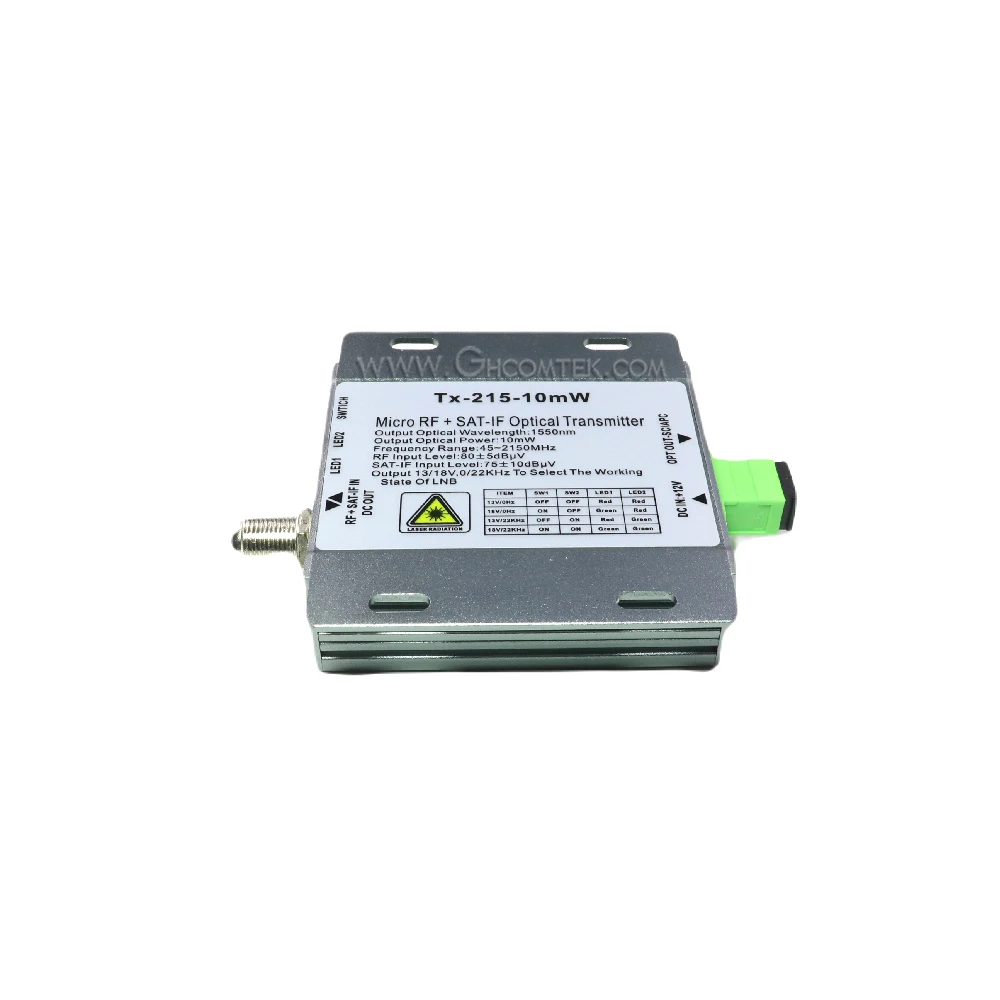 Imagem -02 - Mini Transmissor Óptico 2.7g 1550nm Porta de Fibra sc Apc Alimentação Única 10dbm