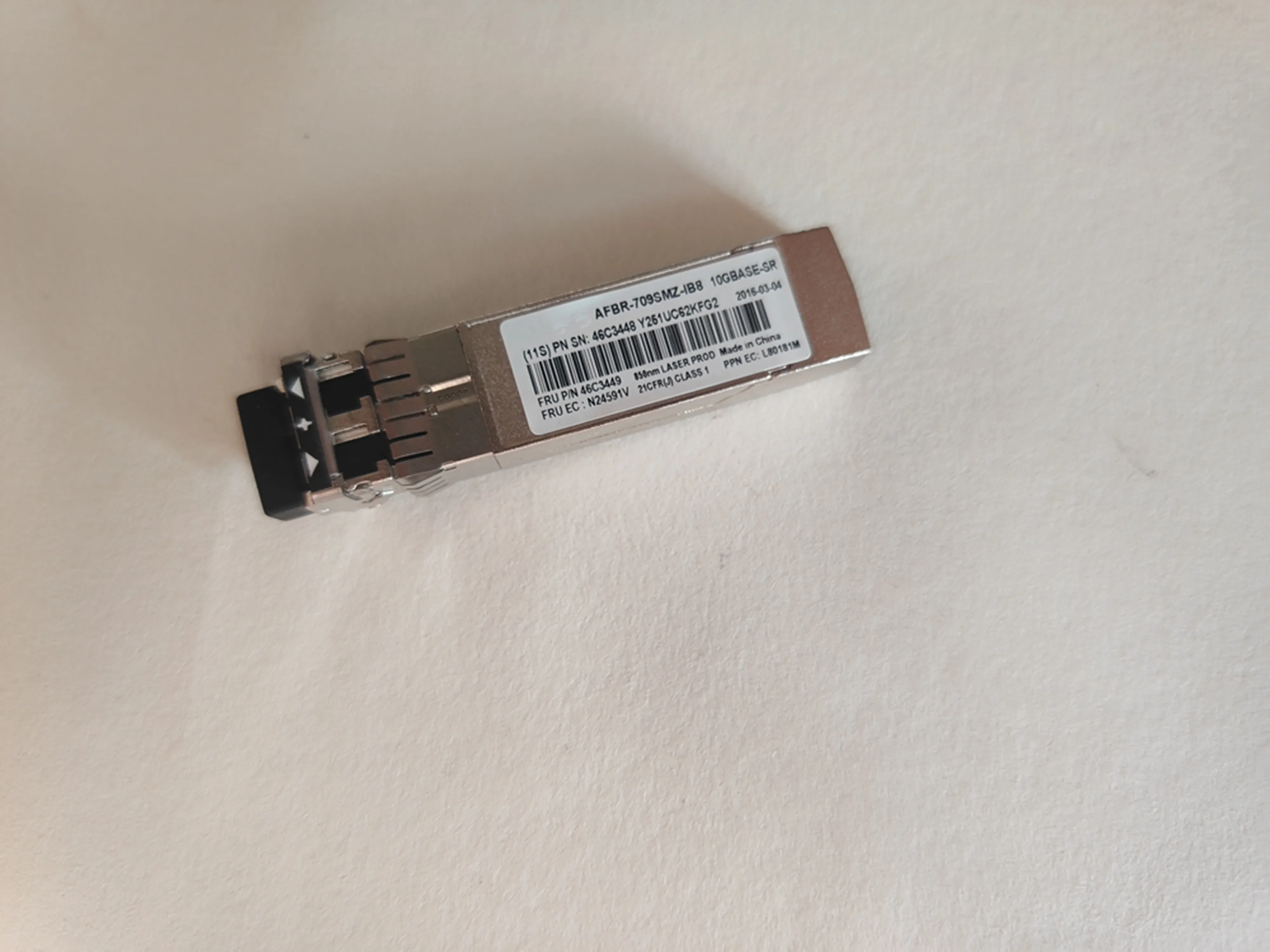 46C3449 AFBR-709SMZ-IB8 46C3447 46C3448 10GBASE-SR 10G SR SFP Transceiver