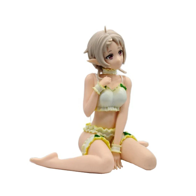 

12cm Anime figure Sylphy Kneeling action figures beautiful girl Sylphy figurine Doll PVC Model Toys Adult Collection Statue Gift