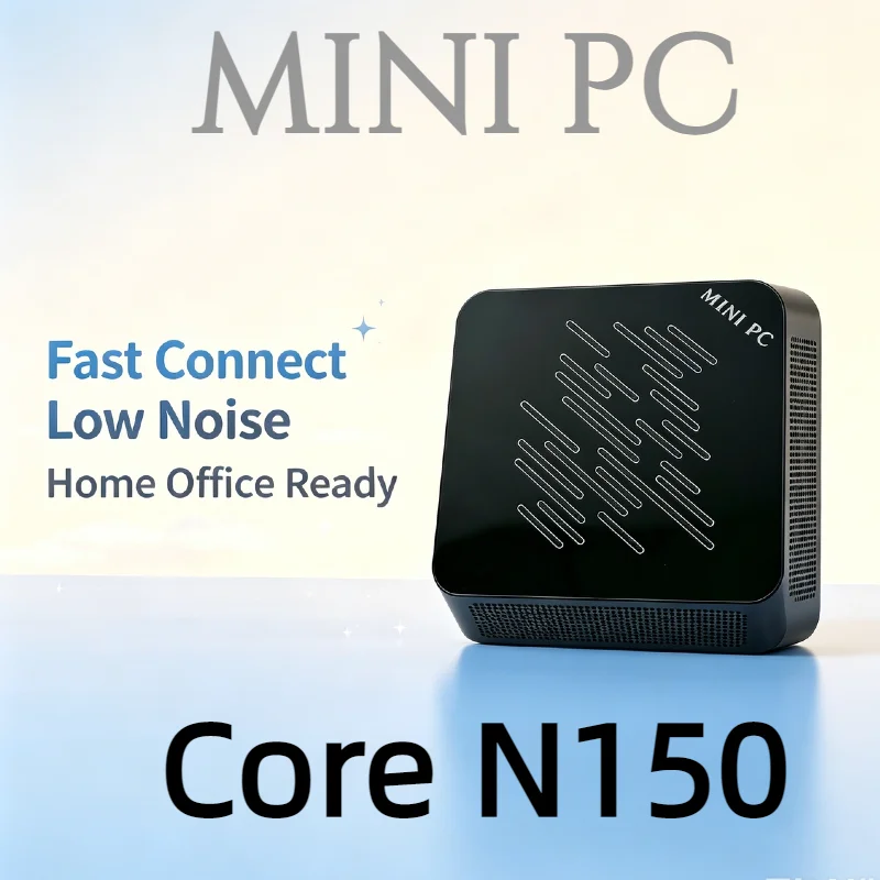 2026 Mini PC Intel Core N150 Gamer Portable Computer  16GB RAM 2TB SSD FHD Bluetooth WiFi6 Gaming Office 4K HDMI