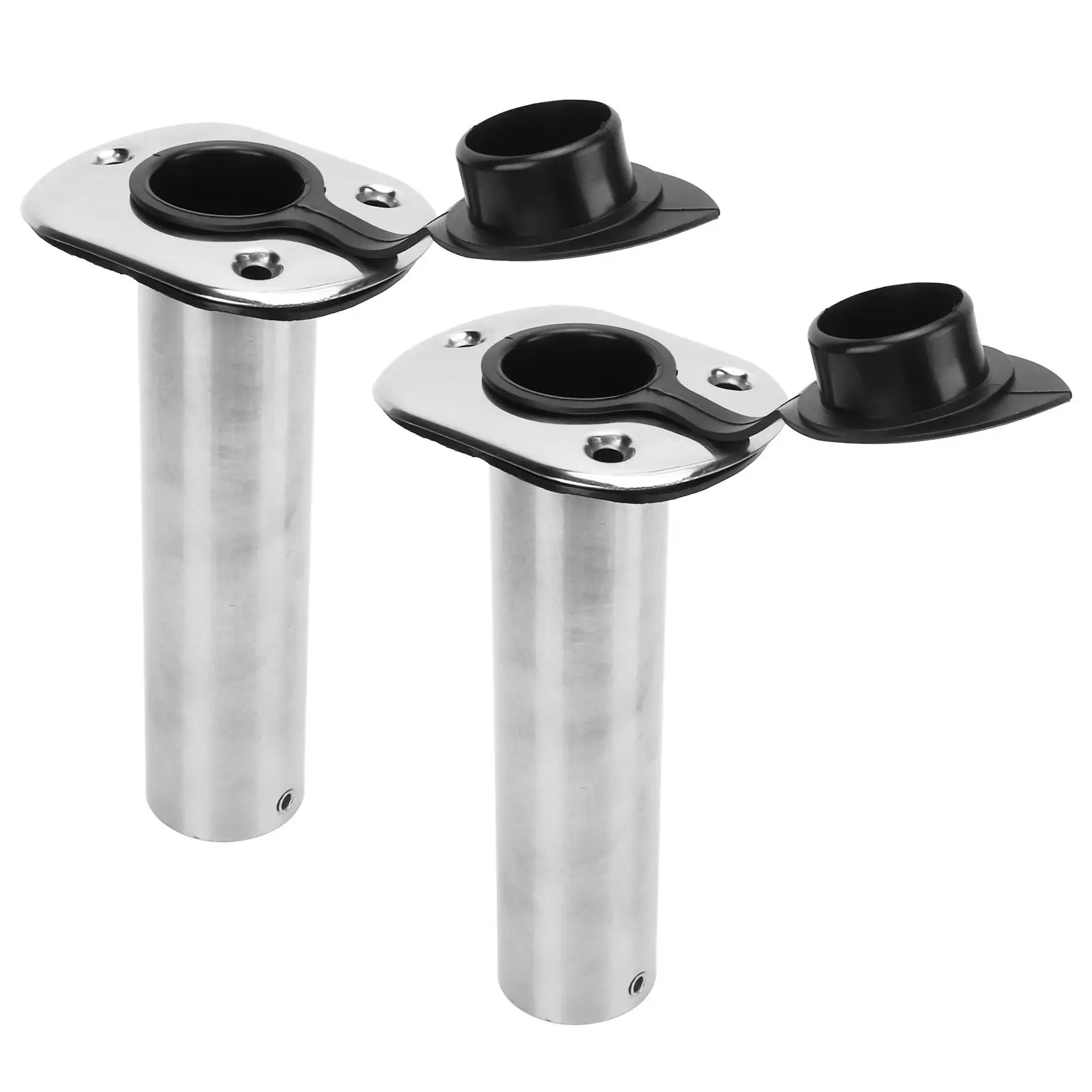 قصبة صيد خشبية المشبك قارب الصيد رود حامل 316 الفولاذ المقاوم للصدأ لليخوت