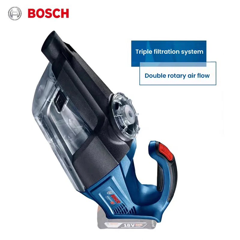 Bosch Rechargeable Cordless Vacuum Cleaner GAS 18V-1 Small Car Household Handheld Power Tool [No Battery, No Charging]