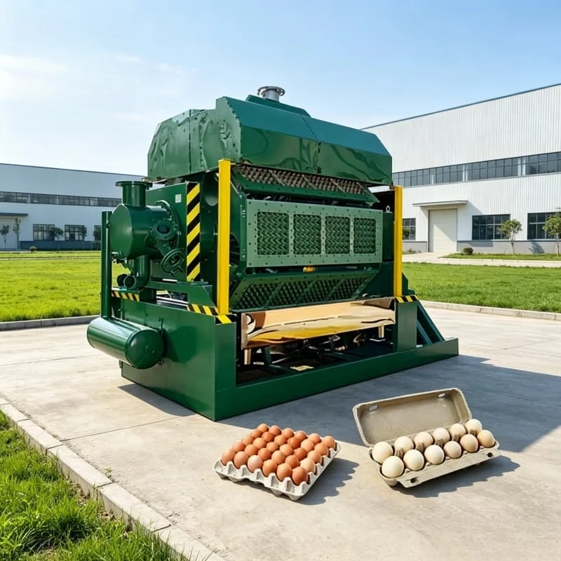 Paper Pulp Egg Tray Forming Machine Lightweight Industrial Manufacturing Equipment For Daily Packaging Customized