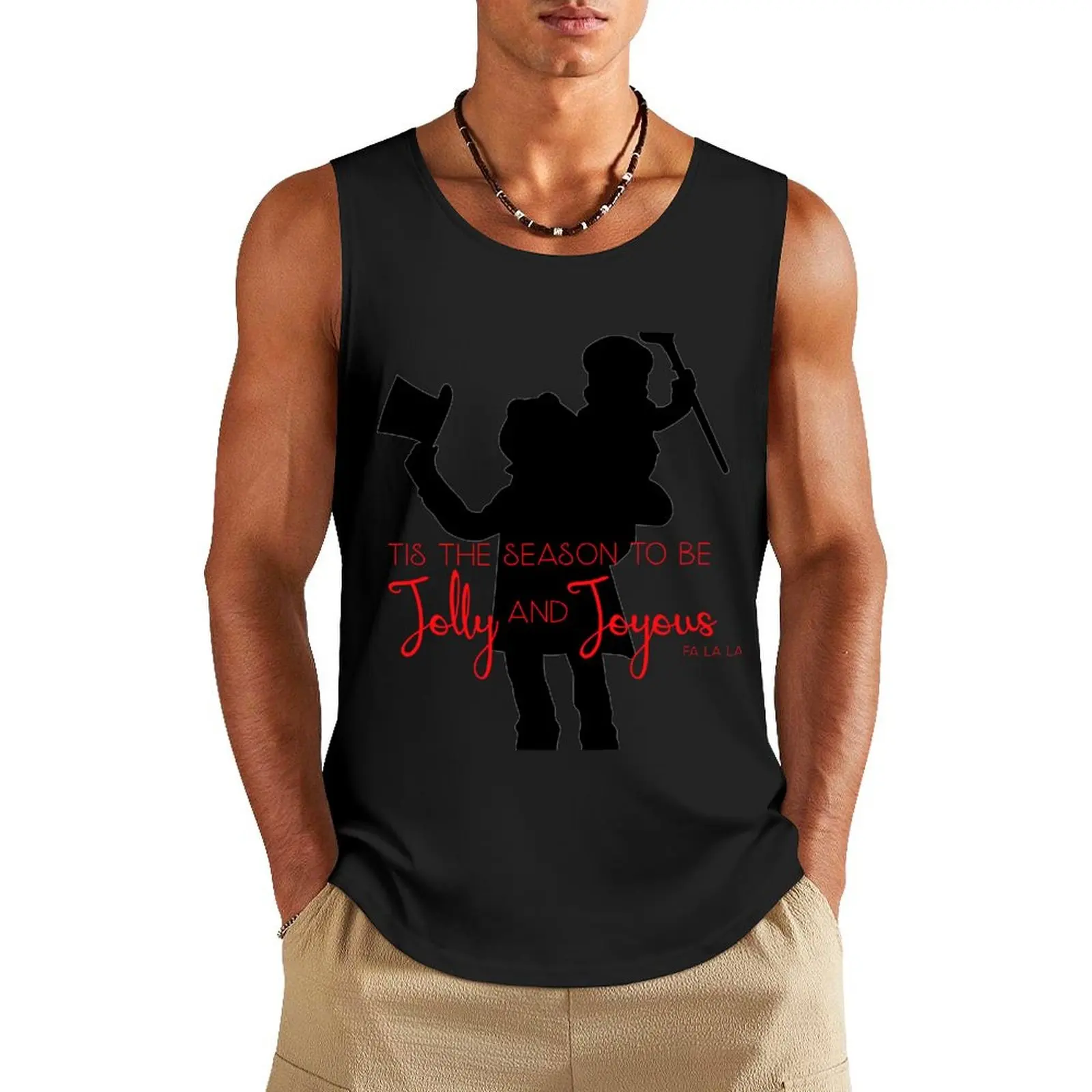 

Muppets Tis the Season Tank Top T-shirt men Gym T-shirts for men gym for men