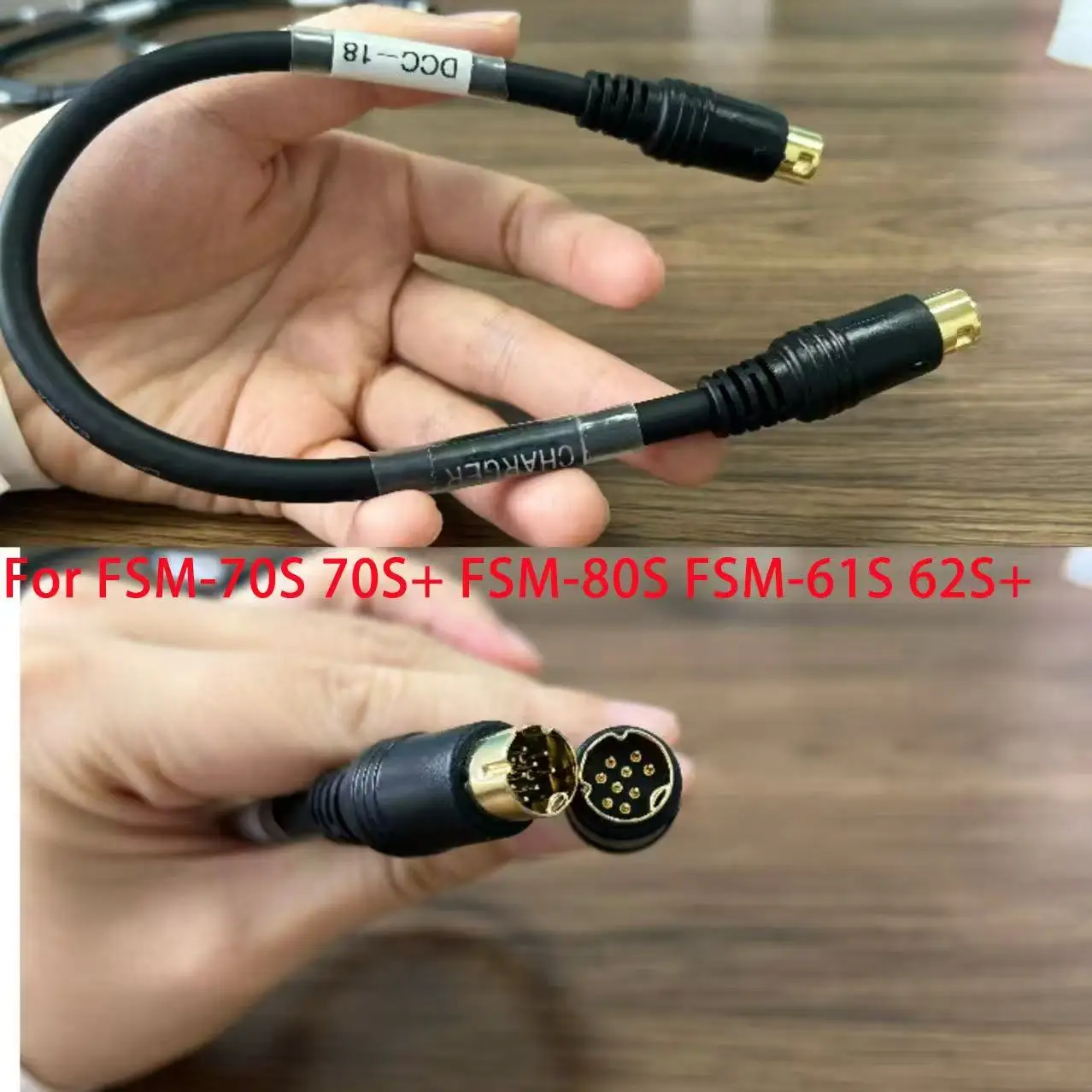 DCC-18 Battery Charging Cable For FSM-70S FSM-80S 70R 19S 19R 62S 19S+ Fusion Splicer AC Adapter Battery ADC-18 Cable