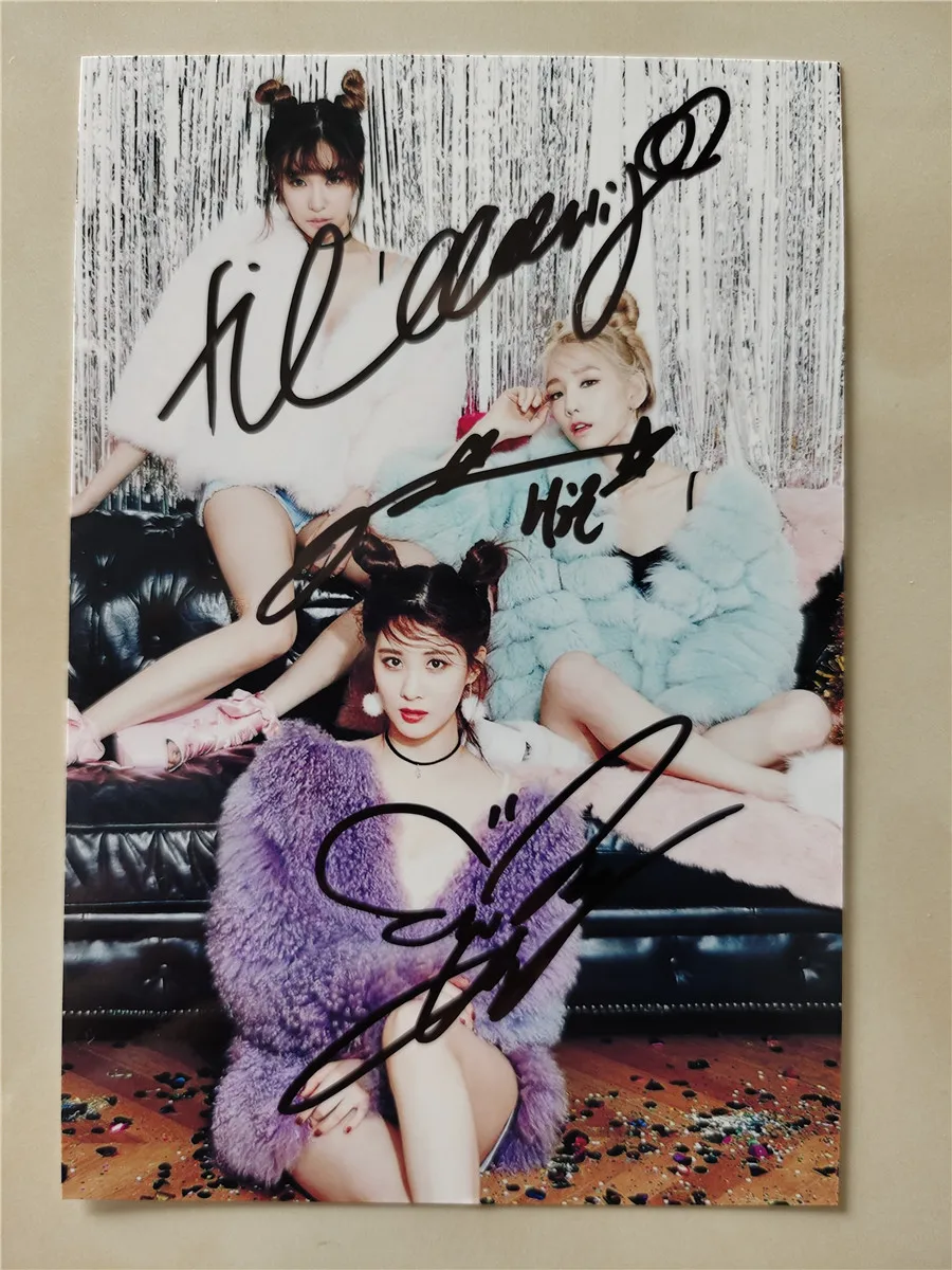 Photo Snd Sosi Taeyeon Jung Sunny Tiffany Young Hyoyeon Yuri Soo Young Yoona Seohyun, The Best Hand Autographed Photo