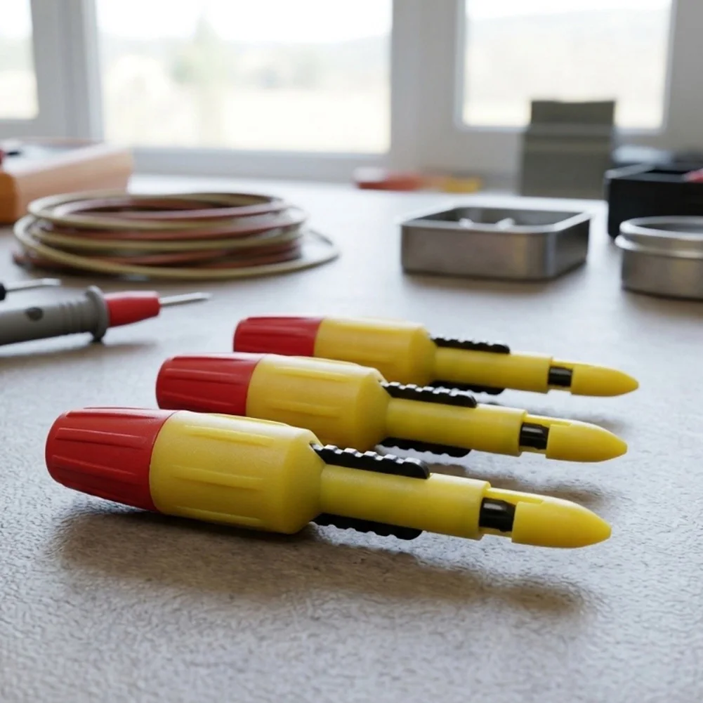 Electrical Diagnostic Probe Set with Insulated Wires Brass Terminals and Secure Clamping for Repeatable Results