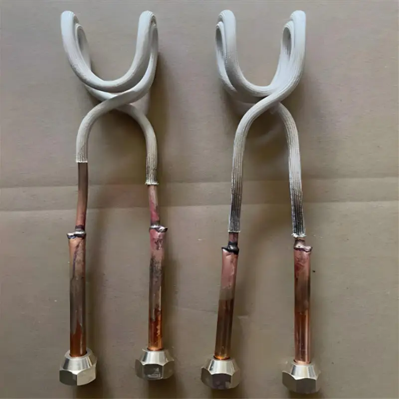 Efficient Metalworking Open U-Shaped Induction Heating Coil Head for Copper Tube Saw Blade Metal Pipe Welding Brazing Tool