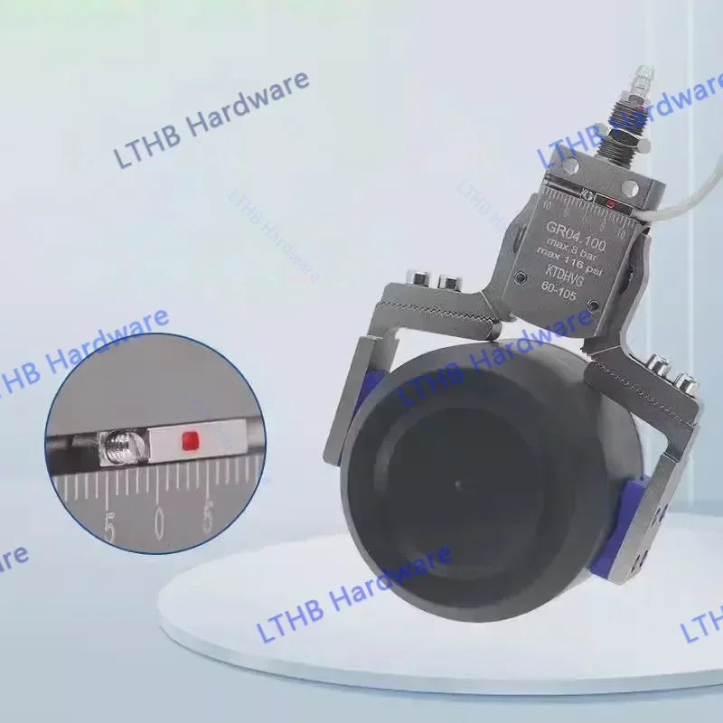 Pneumatic Gripper Manipulator Fixture Adjustable Magnetic Induction Widening Antiskid for Injection Molding Product Clamping
