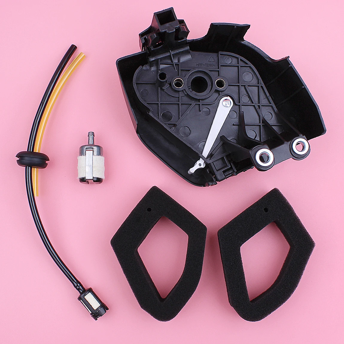 Imagem -03 - Conjunto da Capa do Filtro de ar para Honda Gx35 Hht35s Linha de Filtro de Combustível Kit de Cortador de Grama Motor Substituir Parte 17211-z0z000