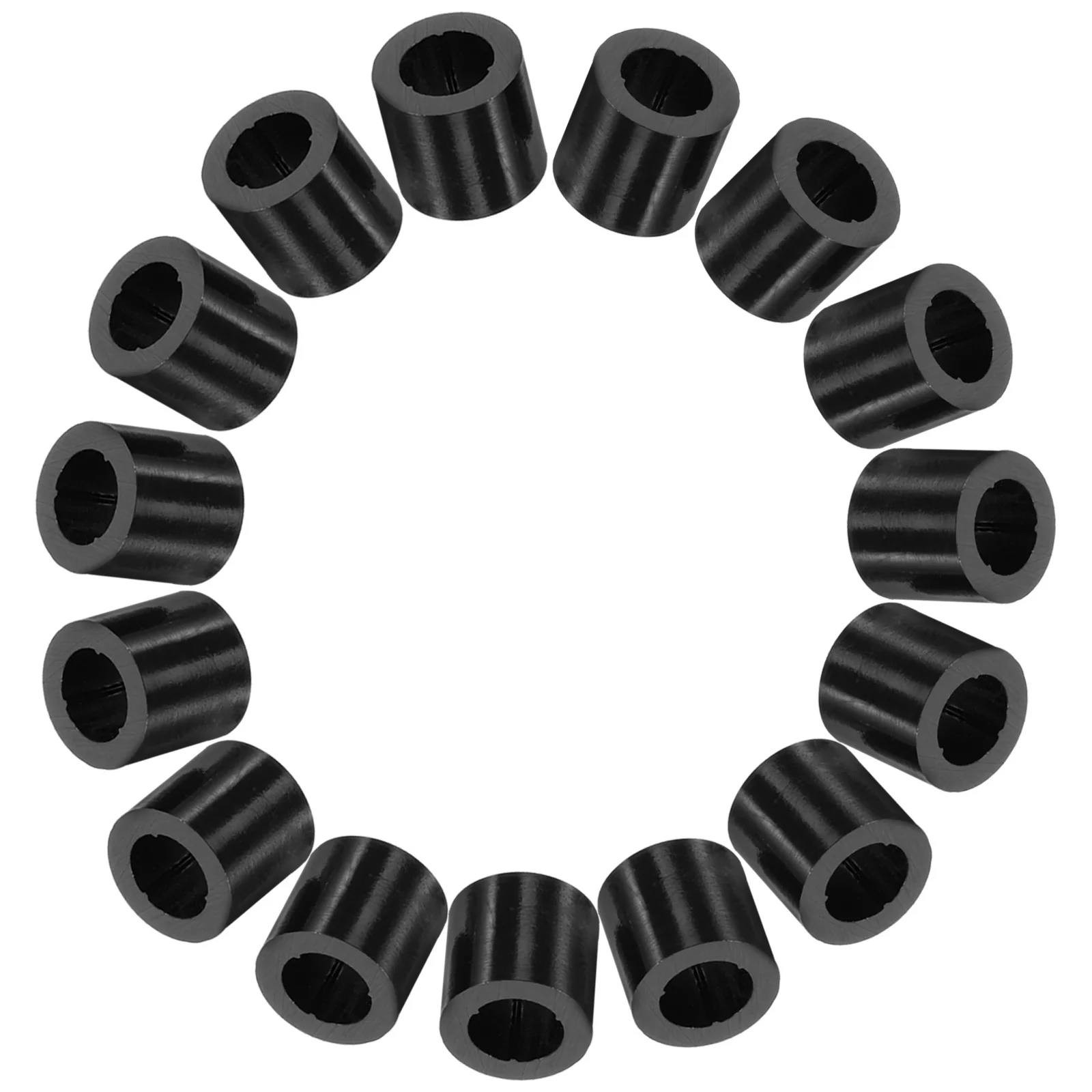 

30Pcs Pool Cue Ferrules Billiard Cue Parts Plastic Replacement Snooker Pool Stick Repair Kit Portable Billiard Ferrules,