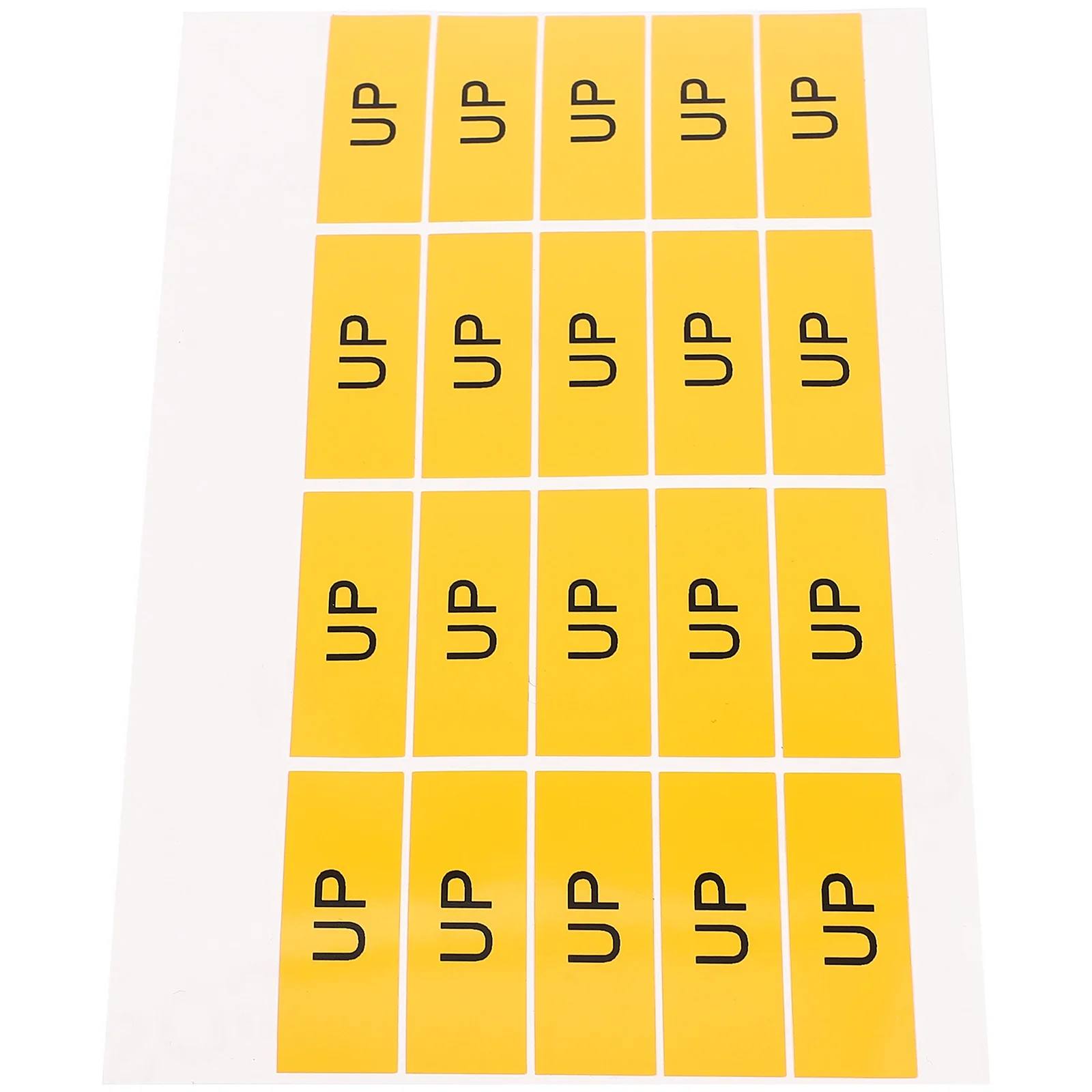 

20Pcs Device Machine Up Warning Stickers PVC Label Durable Adhesive for Home Office Factory Device Machine Stickers