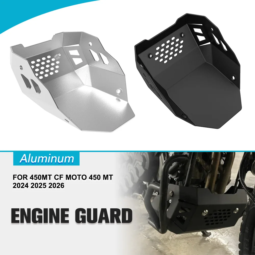 

Motorcycle Accessories Engine Guard Skid Plate Bash Frame Guard Protection Cover For CFMOTO 450MT CF MOTO 450 MT 2024 2025 2026