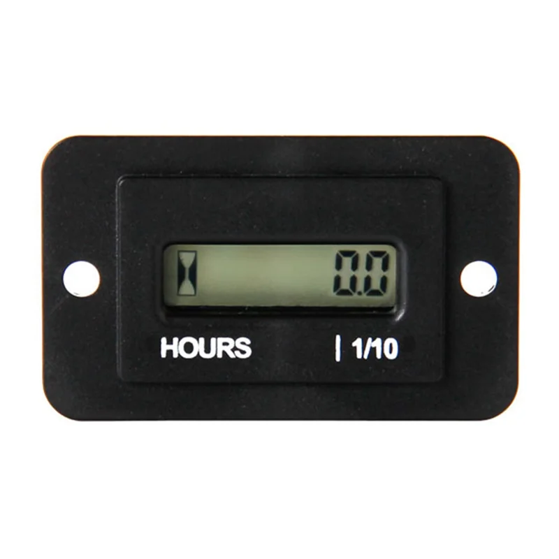 Digital LCD Hour Meter for Diesel Engine or Gasoline Engine ATV Pit Bike, Quad Bike Jet Ski DC4.5-90V