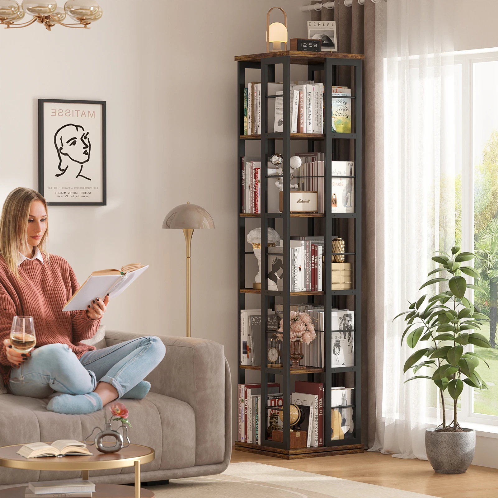 Aheaplus 5-poziomowy obrotowy – Office X Furniture recenzja i cena