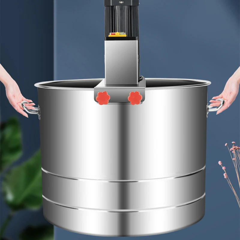 Food Mixer Electric Dough Mixer Commercial Automatic Dough Mixer Household Silent Stainless Steel Stuffing Machine