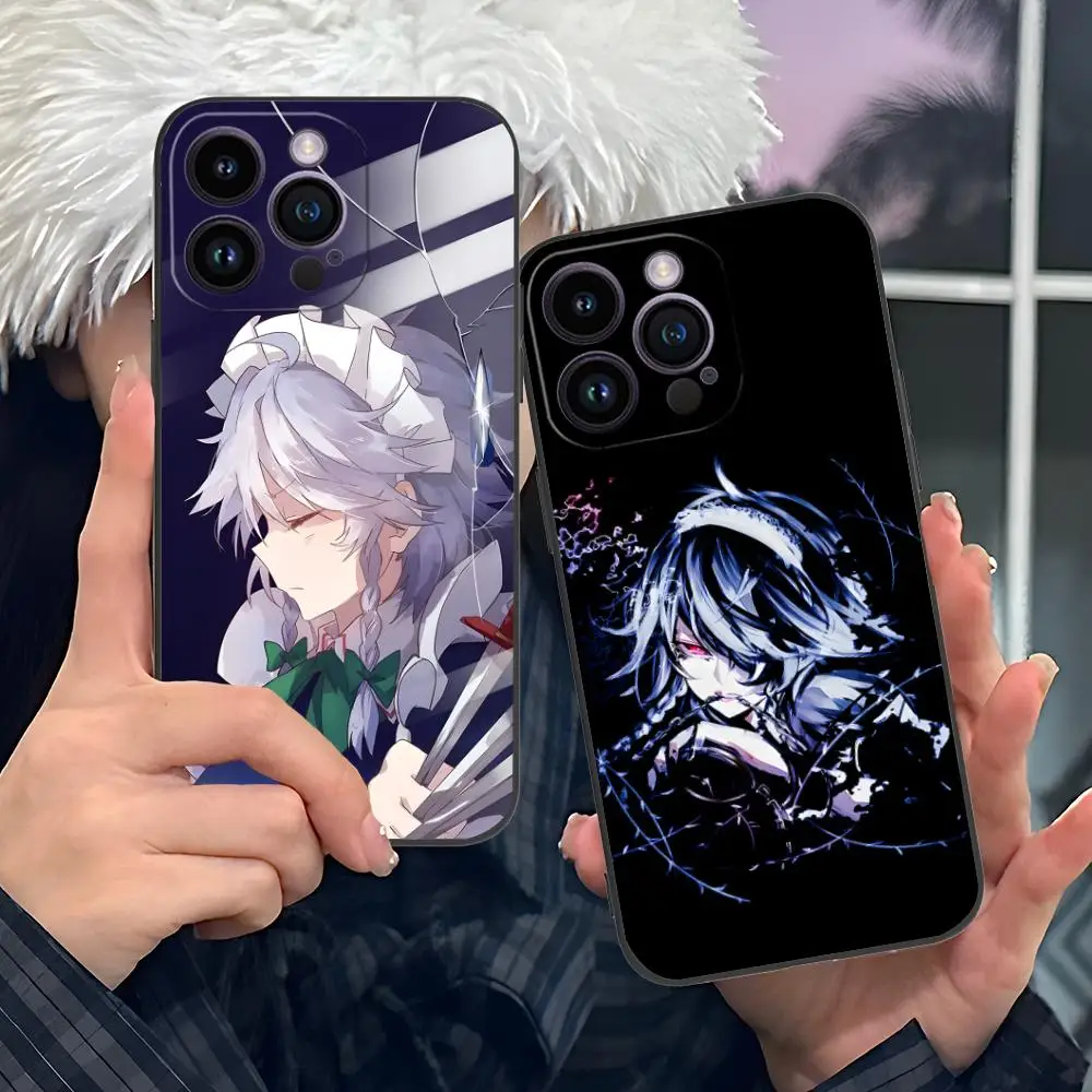 

Чехол для мобильного телефона Touhou Izayoi Sakuya для iPhone 17 16 15 14 13 12 11 X XR XS 8 7 Air Pro Max Plus Mini, цветной чехол-накладка