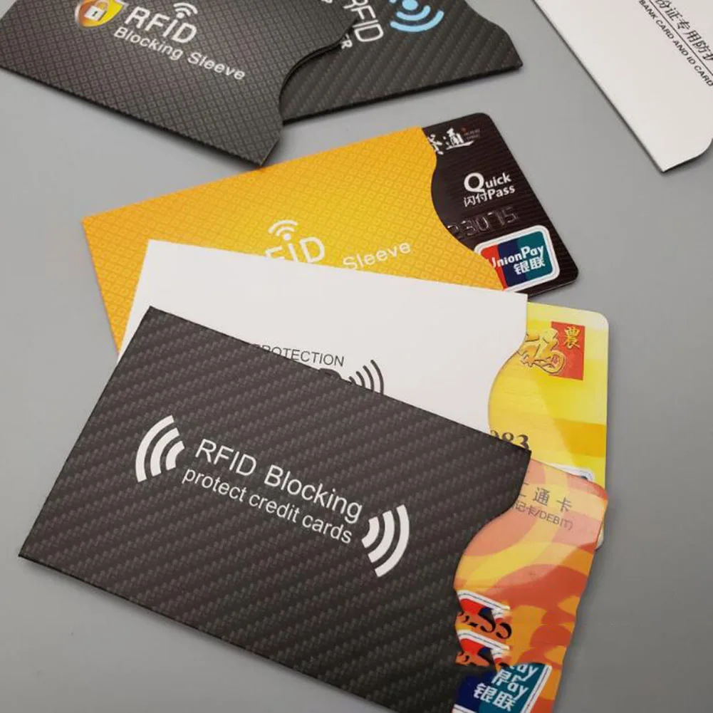 Protection anti-vol pour carte de crédit RFID, 1 pièce, étui pour carte bancaire, nouveauté